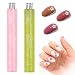 Tizee 2Pack Nail Dotting Pen for Floral Design Stainless Steel Ball Tip Manicure Art Tool for DIY Fingernail Painting and Sculpting Acrylic Markers for Salon and Home Use - Image 2