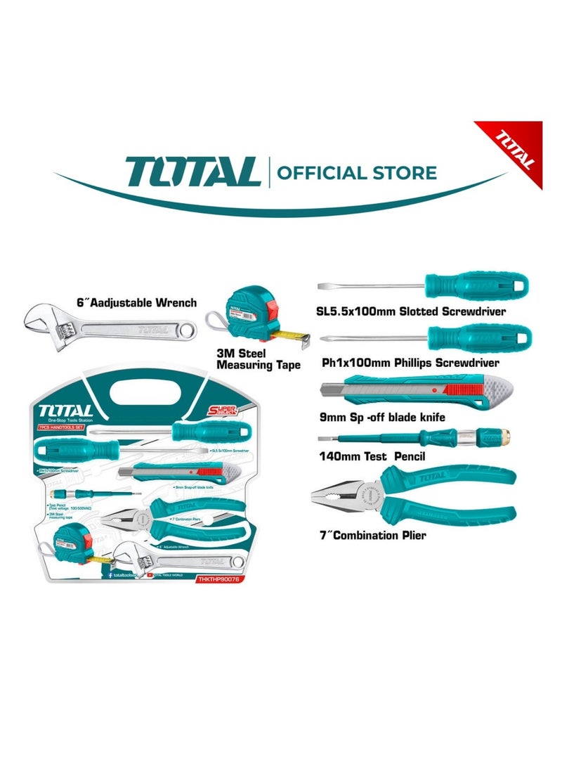 TOTAL Hand Tools Set 7 Pcs THKTHP90076 - Image 2