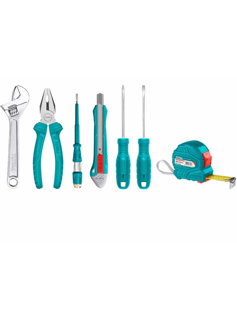 TOTAL Hand Tools Set 7 Pcs THKTHP90076 - Image 1