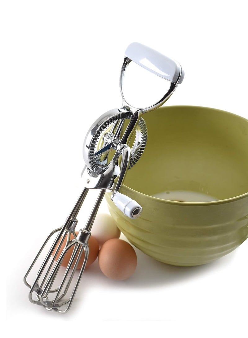 Norpro خلاط بيض نوربرو كلاسيكي يدوي بنمط يدوي من الفولاذ المقاوم للصدأ 18/10 بطول 12 بوصة - Image 3