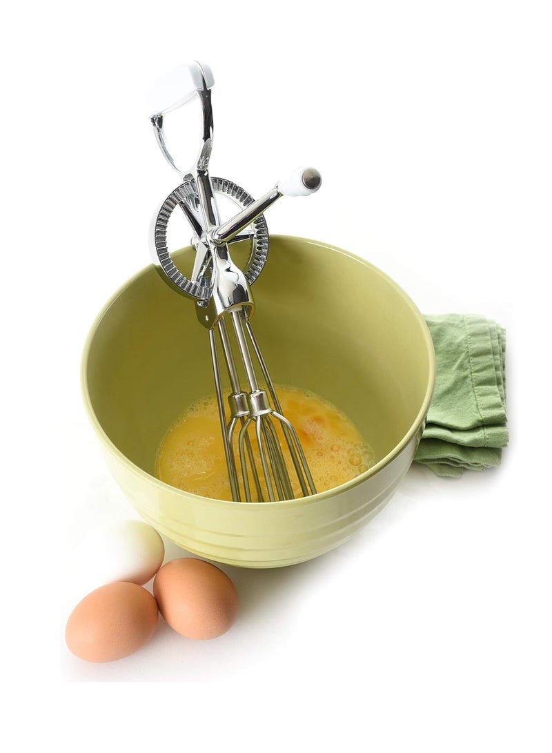 Norpro خلاط بيض نوربرو كلاسيكي يدوي بنمط يدوي من الفولاذ المقاوم للصدأ 18/10 بطول 12 بوصة - Image 4