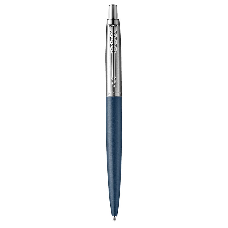 Parker Jotter XL Ballpoint Pen, Primrose Matte Blue with Chrome Trim, Medium Point Blue Ink, Gift Box - Image 3