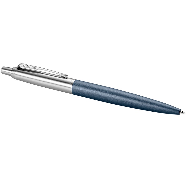 Parker Jotter XL Ballpoint Pen, Primrose Matte Blue with Chrome Trim, Medium Point Blue Ink, Gift Box - Image 1
