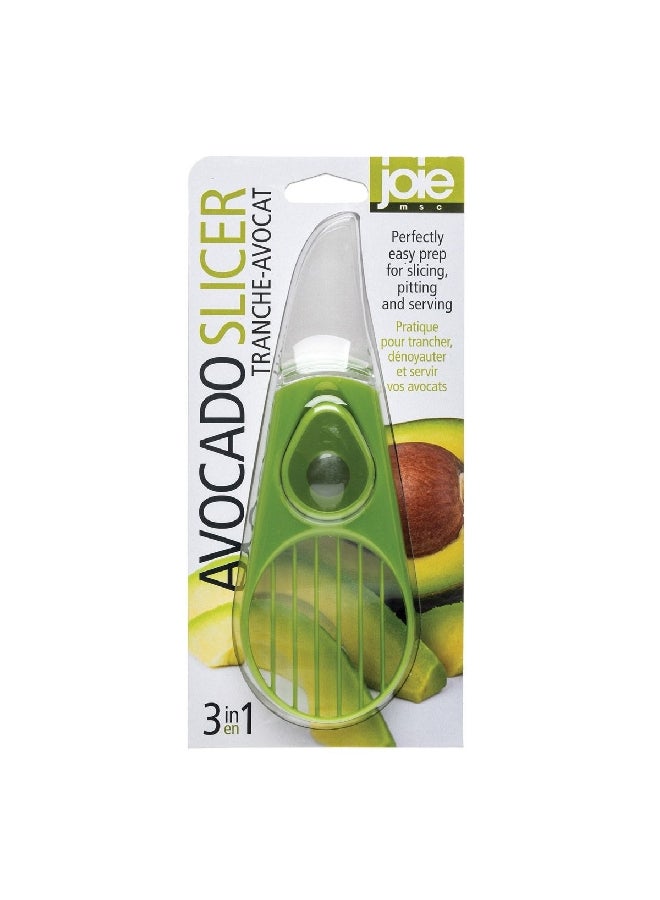 joie BPA-Free Easy-to-Use 3-in-1 Avocado Slicer Green and White 7.5 Inch 031217 - Image 2