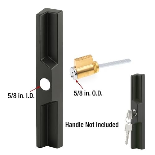 Prime-Line E 2000 Cylinder Lock, 1-7/8 In. Tailpiece, Fits Weiser®, Kwikset® and Weslock® (Single Pack), Bronze - Image 3