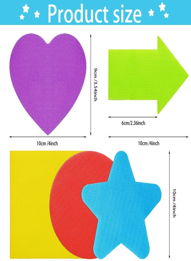 زنون أقلام تحديد السجاد متعددة الألوان من زونون، 5 أنماط، نقاط أرضية للأنشطة الجماعية، مناسبة للفصول الدراسية ورياض الأطفال (50 قطعة) - Image 3