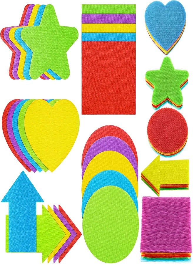 زنون أقلام تحديد السجاد متعددة الألوان من زونون، 5 أنماط، نقاط أرضية للأنشطة الجماعية، مناسبة للفصول الدراسية ورياض الأطفال (50 قطعة) - Image 1