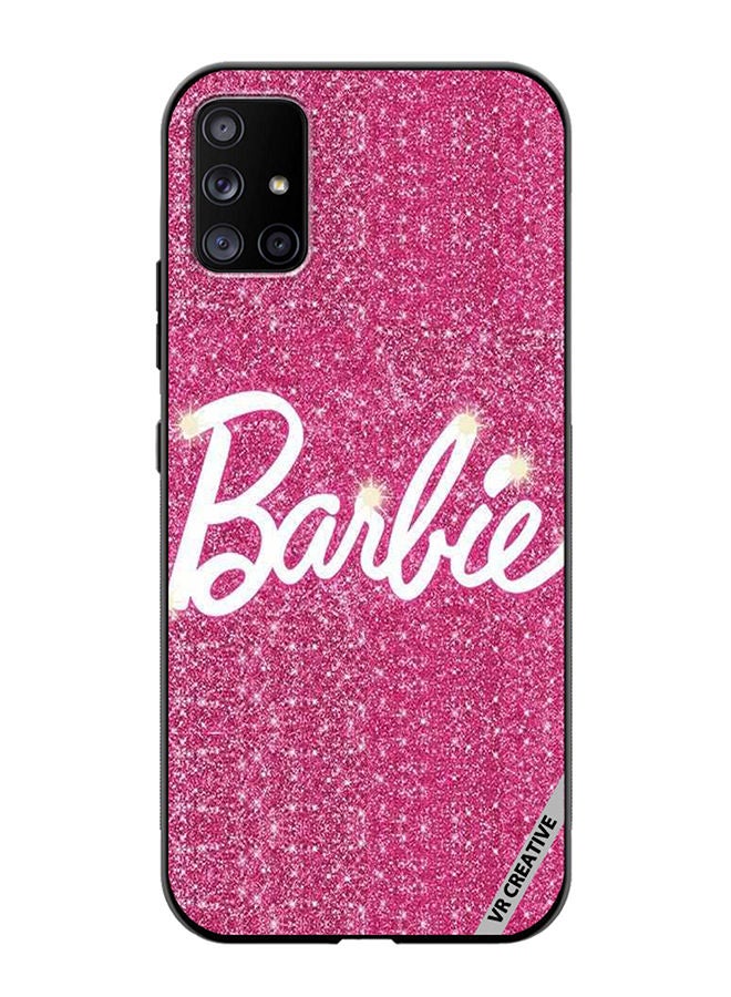 VR CREATIVE Protective Case Cover For Samsung Galaxy A51 5G Sparkling Barbie Design Multicolour - Image 1