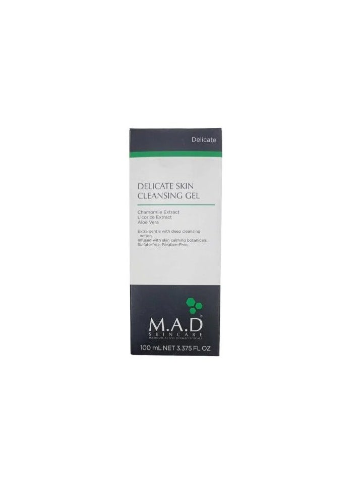 M.A.D Skincare Delicate Skin Cleansing Gel 100ml  - Image 1