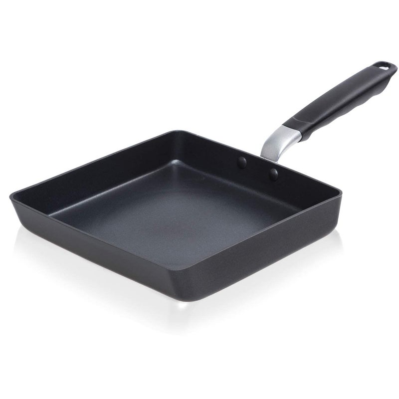 TECHEF - Tamagoyaki Japanese Omelette Pan/Egg Pan Skillet, PFOA-Free, Dishwasher Safe, Induction-Ready, Made in Korea (Black/Large) - Image 1