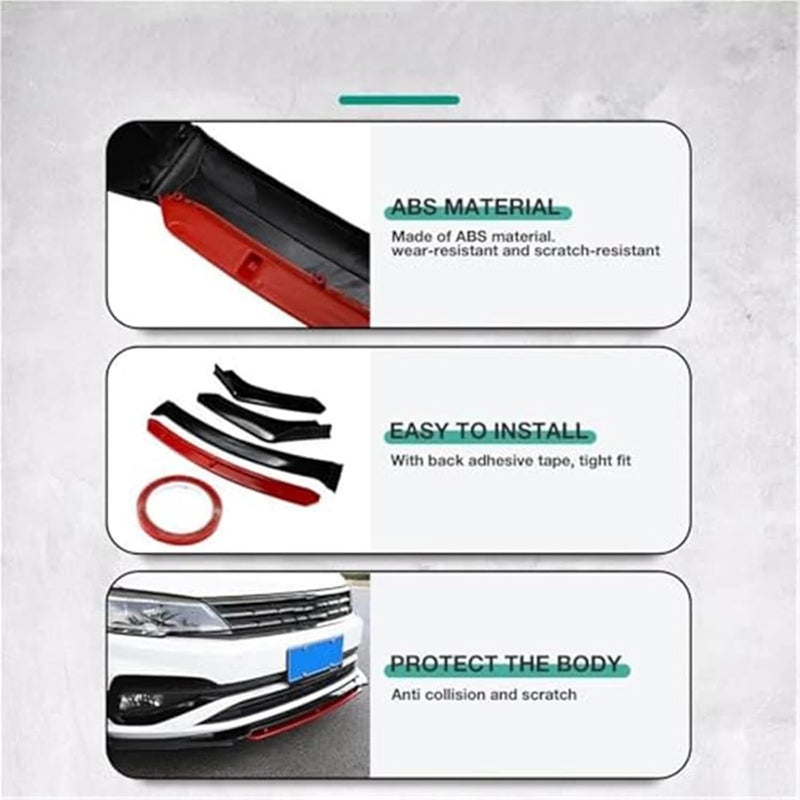 Wivplex Car Front Lip Bumper Spoiler for Mazda - Image 2