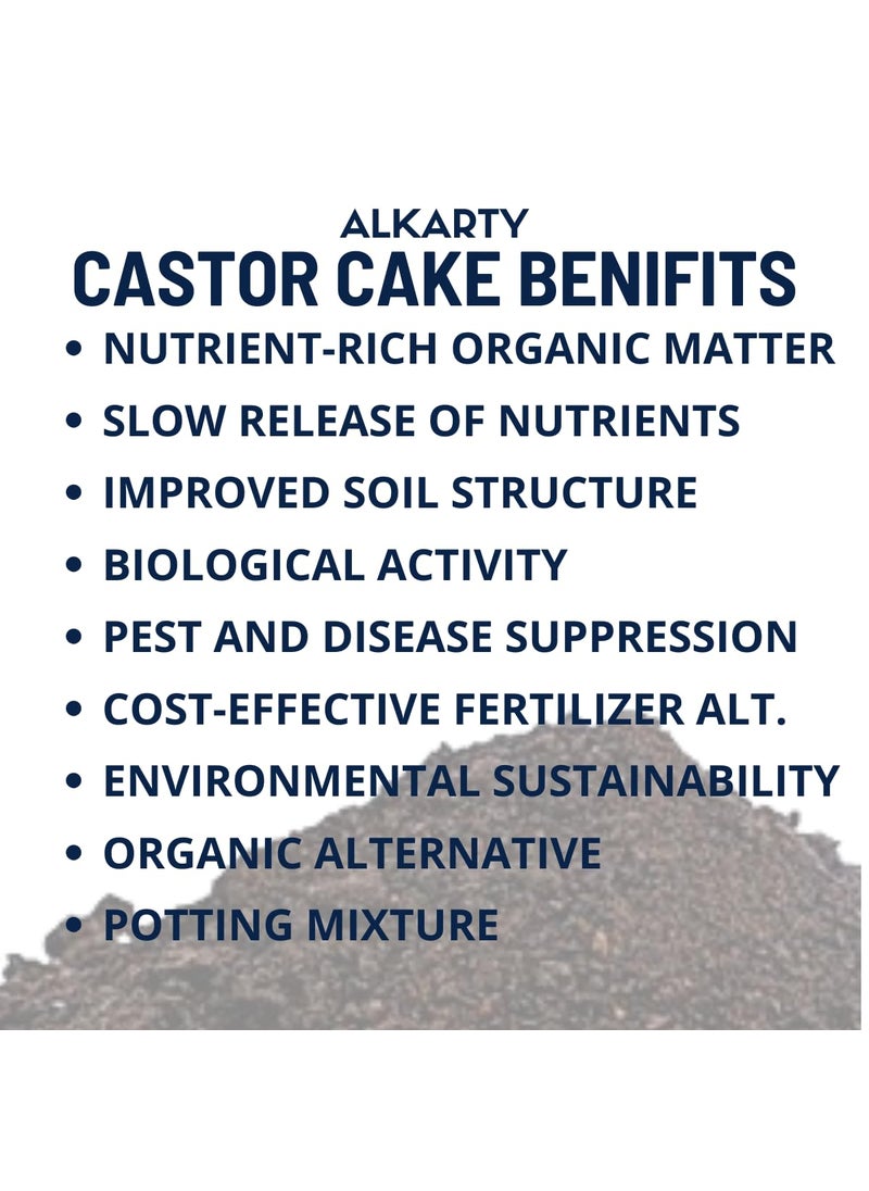 Alkarty CASTOR OIL CAKE ORGANIC FERTILIZER FOR ROSE PLANTS 950 Grams  - Image 4