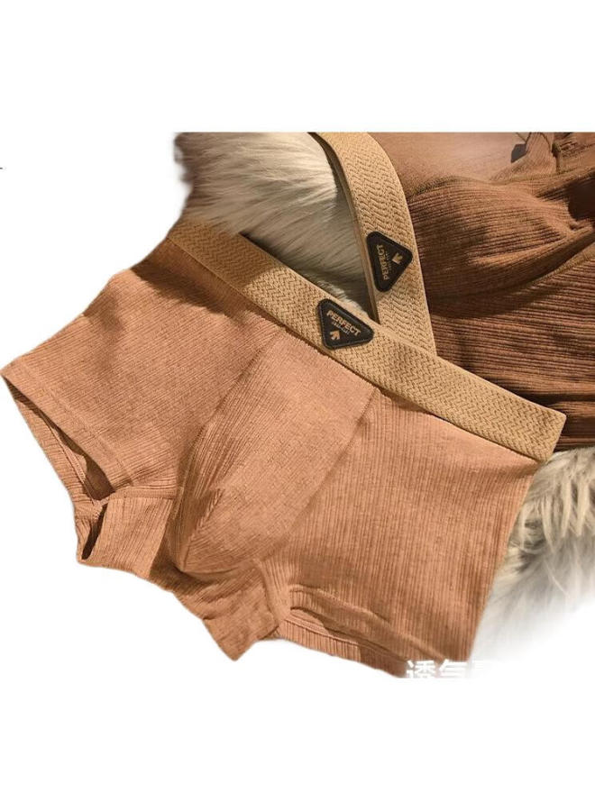 Madallo Men'S Underwear Men'S Cotton Antibacterial Breathable Four-Corner Pants Men'S Sports Trendy Flat Angle Shorts Head New - Image 1