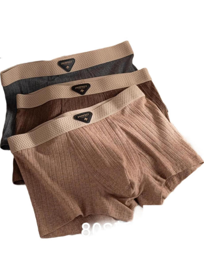 Madallo Men'S Underwear Men'S Cotton Antibacterial Breathable Four-Corner Pants Men'S Sports Trendy Flat Angle Shorts Head New - Image 3