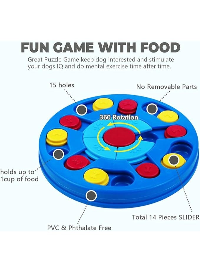 أن.سي لعبة ألغاز تفاعلية للكلاب موزع مكافآت للتغذية الممتعة للكلاب الذكية والجراء والقطط - Image 2