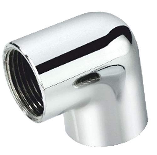 KI 1/2-Inch Brass Chrome Plated 90 Degree Elbow with Internal Thread - Image 1