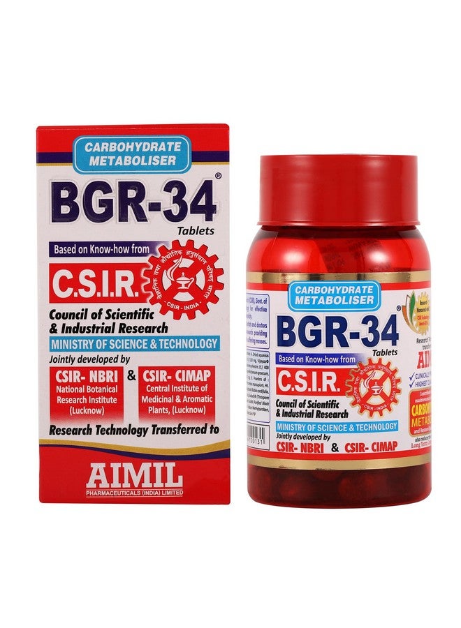 AIMIL BGR-34 Tablets - 100 Tablets (Pack of 10) - Image 1
