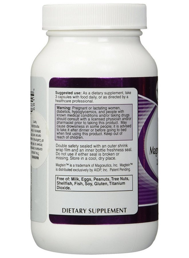 Vitacost Brand - Vitacost Magtein Magnesium Lthreonate 2010 Mg 90 Vegetarian Capsules - Image 1