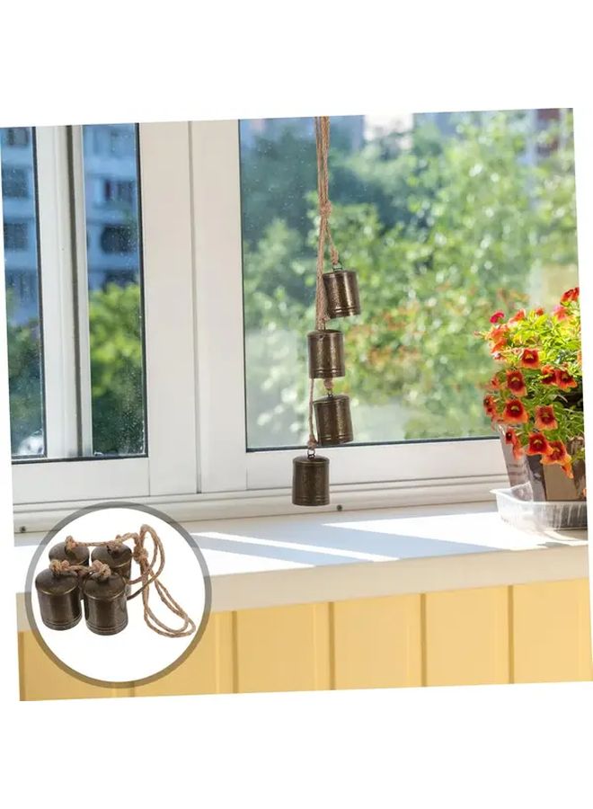 Vintage Country Style Bell Handmade Christmas Decoration Suitable For Doors Windows And Walls Farm Christmas Decor Color Bell - Image 2
