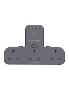 RAVPOWER RAVPower 45W Power outlet Extender with 3 AC Outlets & 2 USB-C PD Ports, Multi Plug Outlet Extender with Individual Switches, Surge Protector Power Hub for Home, Office, Travel, PC1069  - Image 1