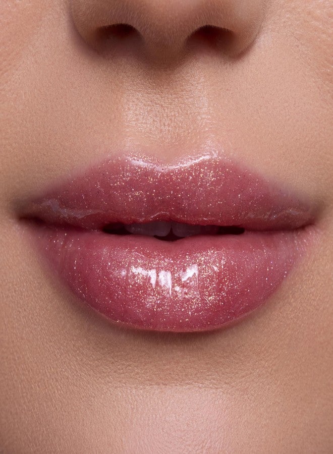 كالر بوب ملمع شفاه ColourPop x Disney Princess Ultra Glossy - ملمع شفاه عالي اللمعان، غير لزج ومرطب - غني بحمض الهيالورونيك، الكاكادو بلوم والكرز - وردي فاتح، مادموزيل بيل (0.24 أونصة سائلة) - Image 3