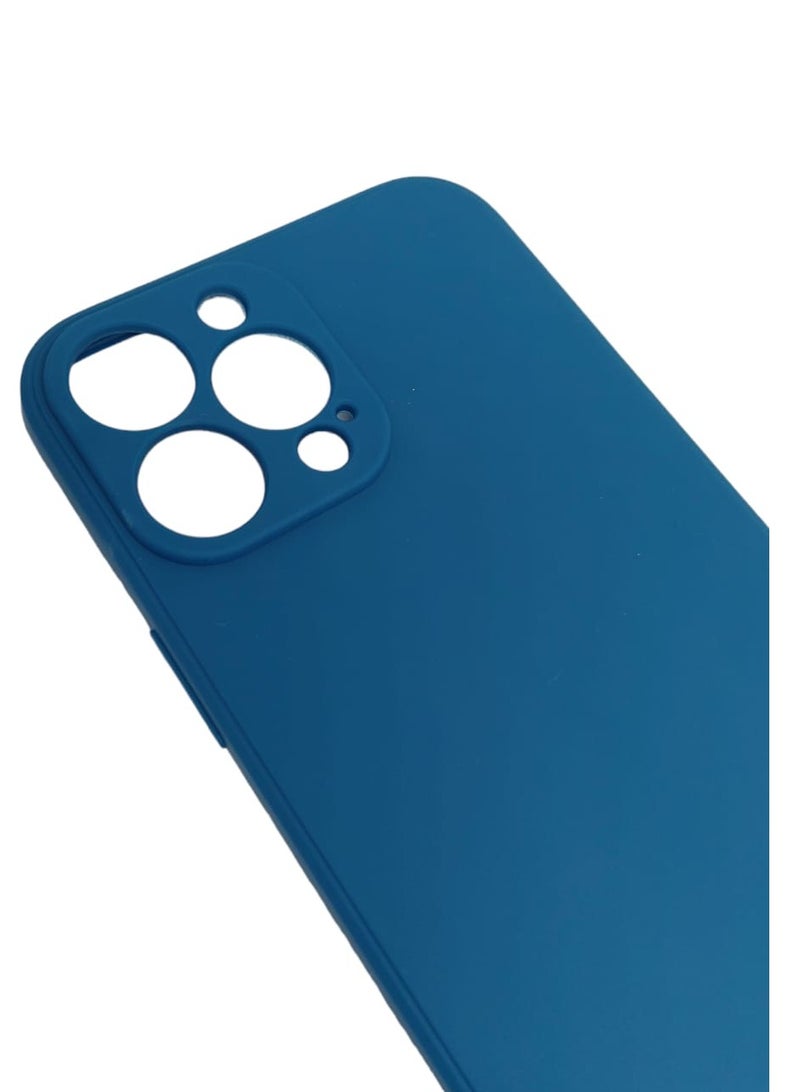 Blue Sky Compatible with iPhone 15 Pro Max Case Liquid Silicone Case Full Body Protective Cover Shockproof Slim Phone Case Anti-Scratch Soft Microfiber Lining - Image 2