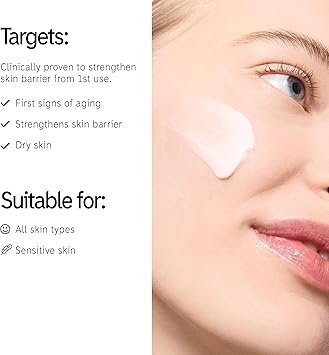 The INKEY List BioActive Ceramide Moisturiser 50ml AntiAgeing Skincare 24Hour Hydration Cream Vegan Friendly Suitable For All Skin Types - Image 3