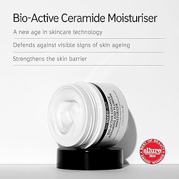 The INKEY List BioActive Ceramide Moisturiser 50ml AntiAgeing Skincare 24Hour Hydration Cream Vegan Friendly Suitable For All Skin Types - Image 2