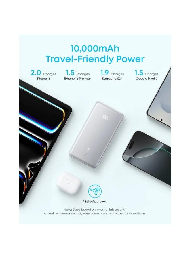 Anker Zolo Power bank 10000mAh 22.5W Fast Charging Power Bank with Built-in USB-C Cable [CCC Certified] - Image 3