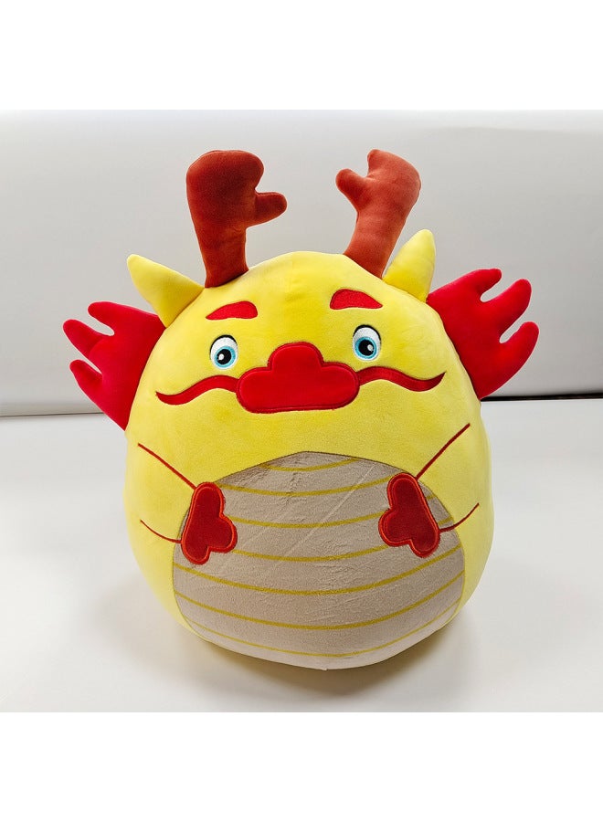 Plush Animal Doll Cute Soft Dragon Plush Toy Stuffed Toy Animal Kids Baby Soft Toy-Specifications:35cm-Color:Sunflower Color - Image 1