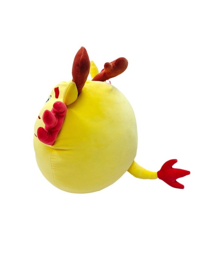 Plush Animal Doll Cute Soft Dragon Plush Toy Stuffed Toy Animal Kids Baby Soft Toy-Specifications:35cm-Color:Sunflower Color - Image 5
