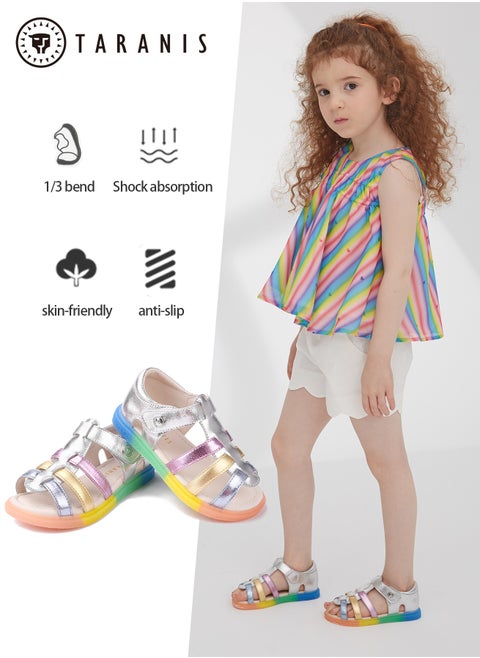 Fashion Princess Summer Girls Kids Crystal Sandals