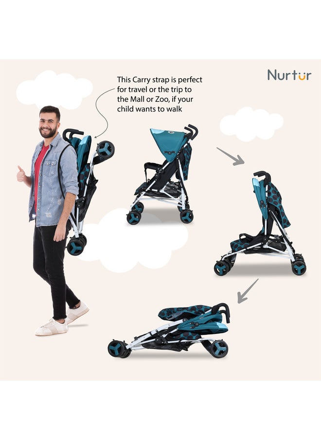 Nurtur عربة أطفال خفيفة الوزن من Luca Goat من 0 إلى 36 شهرًا، سلة تخزين قابلة للفصل، حزام أمان بـ 5 نقاط  - Image 5
