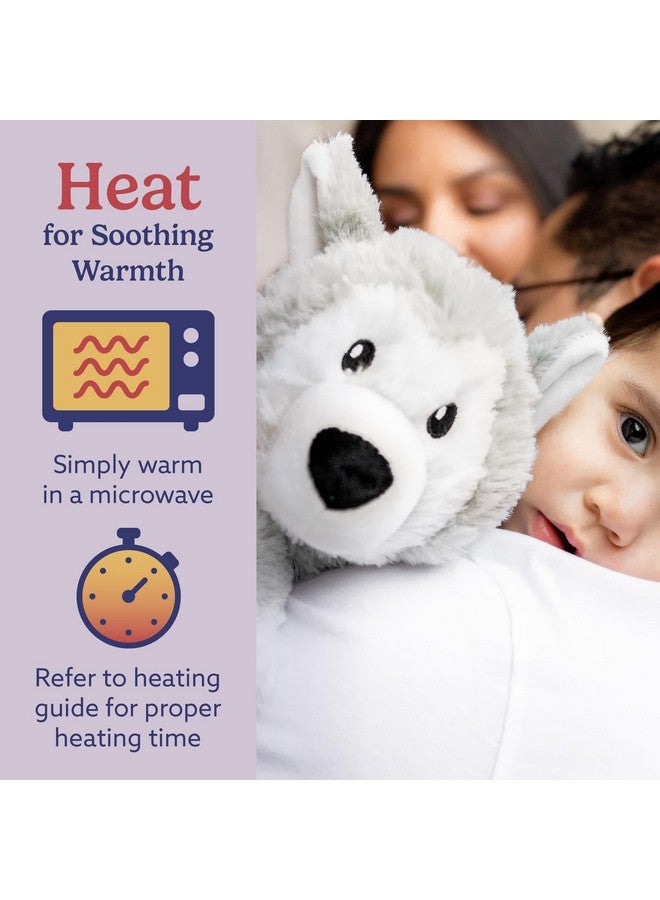 Warmies Microwavable & Stuffed Animals, Husky - Heated Stuffed Animal Plushie for Warmth & Comfort - Cute Soft Plush Toys for Adults & Children (Boys, Girls, Babies & Toddlers) - Image 4