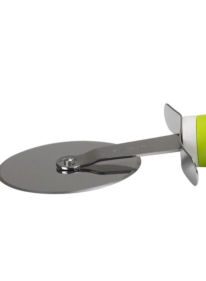 Royalford Stainless Steel Pizza Cutter Wheel with Plastic Handle
