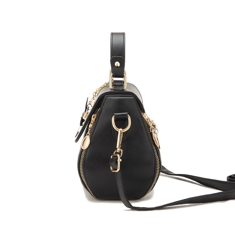 Casual And Fashionable Embroidered Bucket Bag 2025 Autum New Handheld Small Bag Sweet Lady Shoulder Crossbody Bag - Image 4