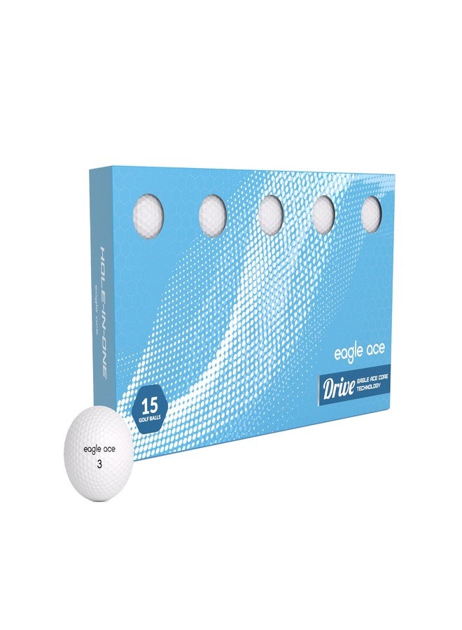 Eagle Ace™️ Drive Golf Balls-2 Layers-Maximum Distance,Optimal Spin Control (2024 Version - Image 1