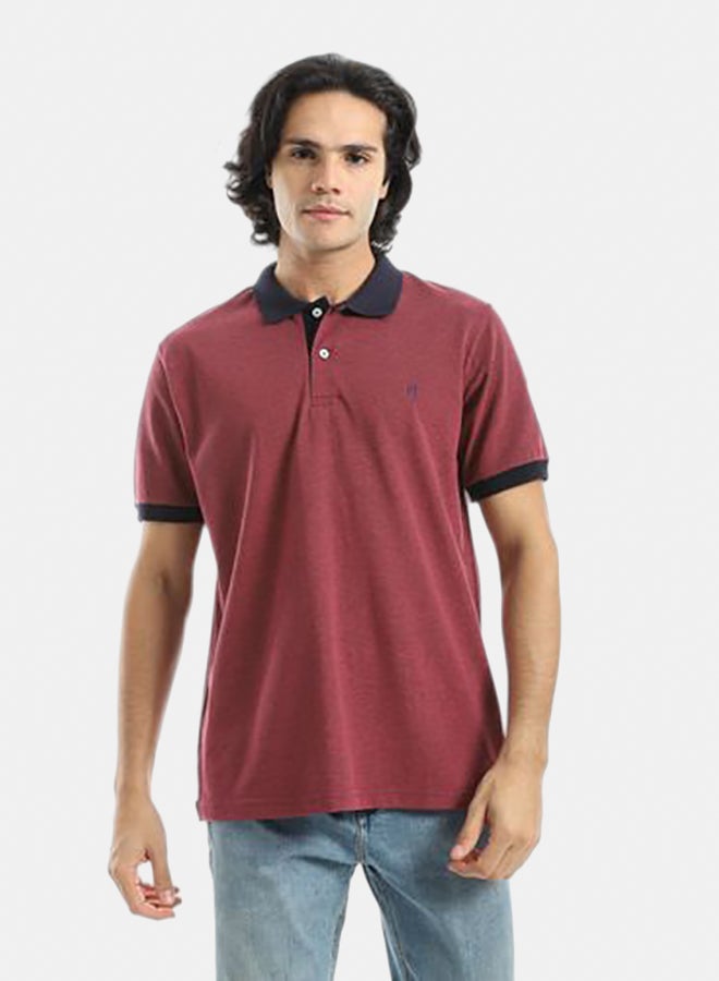 Unique Short Sleeves Pique Polo Tshirt - Image 1