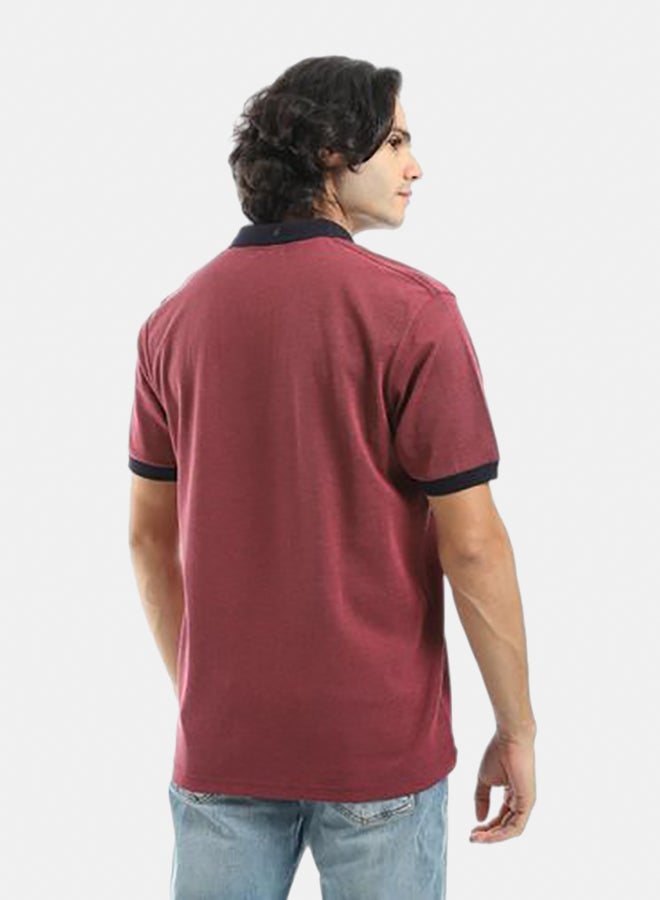 Unique Short Sleeves Pique Polo Tshirt - Image 3