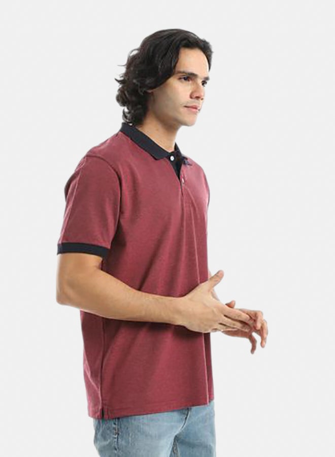 Unique Short Sleeves Pique Polo Tshirt - Image 2