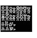 Foxtail Decals Create Your Own Stick Family Vinyl Decal White Made in USA by Foxtail Decals for Car Windows Tablets Laptops Water Bottles etc Characters are 1443 Inches Tall - Image 2