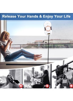 XiuWoo Window Cleaning Robot, Electric Window Cleaner Robot with Remote Control, Safety Rope and 30 ml*2 Tank, 5600 Pa Strong Suction Power, Automatic Window Cleaner Robot for Indoor and Outdoor Windows  - Image 2