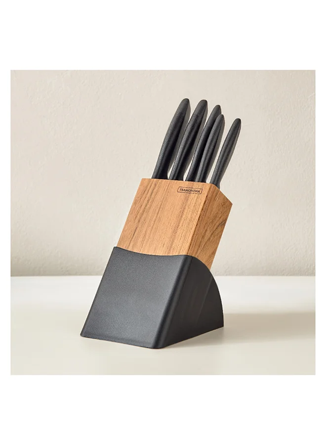 Home Box Tramontina Plenus 6-Piece Knife Block Set 2 x 26.5 x 1 cm