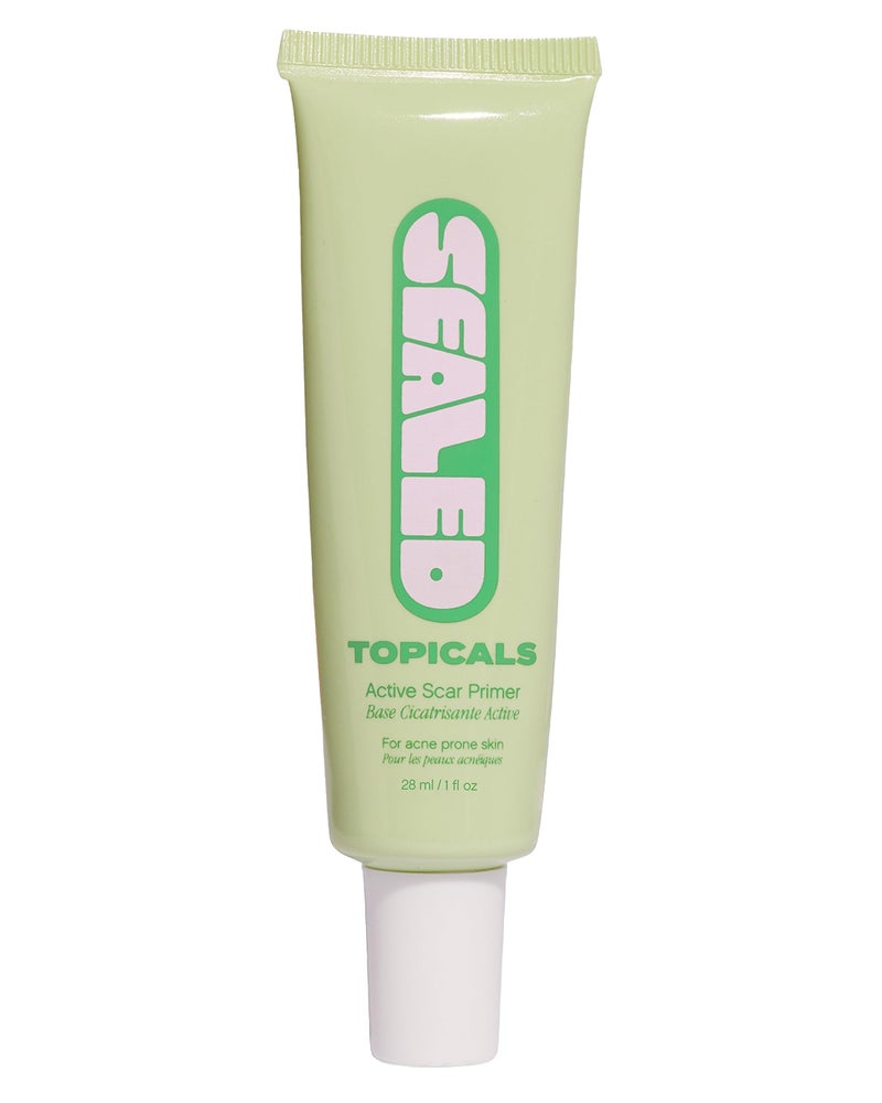 Topicals Sealed Active Scar Filling Primer for Acne Prone Skin  Good for Blemishes Pores Acne  Dryness  Contains Retinol and Salicylic Acid  1 Oz