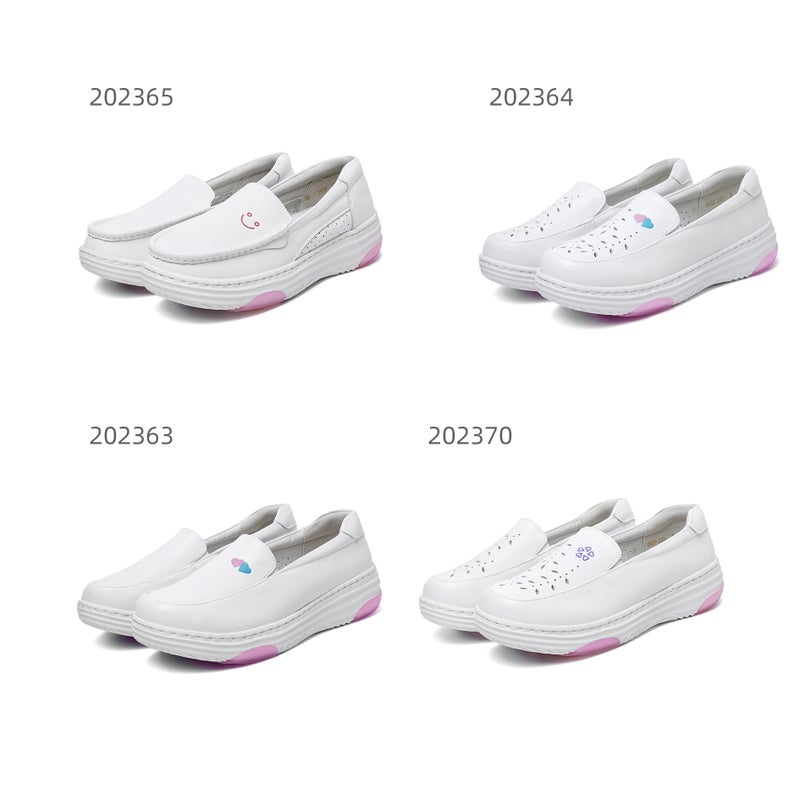 Nurse Shoes Doctor Shoes White Shoes Hospital Work Shoes Women'S Leather Medical Shoes Nursing Shoes Summer Single Shoes - Image 4