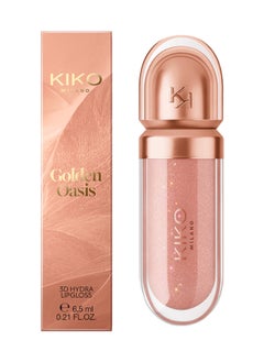 KIKO MILANO Golden Oasis 3D Hydra Lip Gloss 03  - Image 1