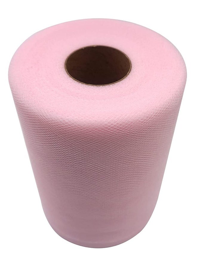Peachjoy Tulle Fabric Rolls 6 Inch by 100 Yards (300 feet) Tulle Spool, for Wedding Party Decorations Gift Bow Craft Tutu Skirt, for Crafts Tutu Costumes Skirts Parties (Pink)  - Image 4