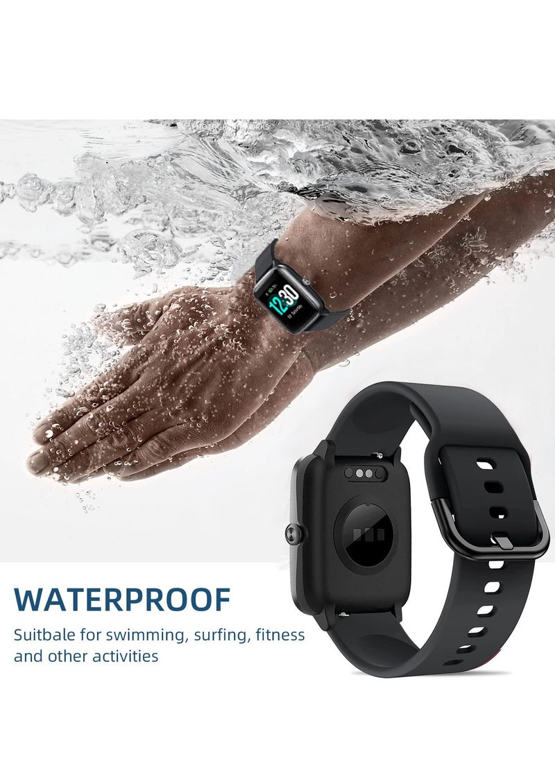 Connected Watch Strap for ID205L 19 mm Silicone Bracelet for Veryfitpro Fitness GRV Willful Popglory Blackview ID205S ID205G ID215G ID216 SW020 SW023 WF021 WF025 Smartwatch - Image 5