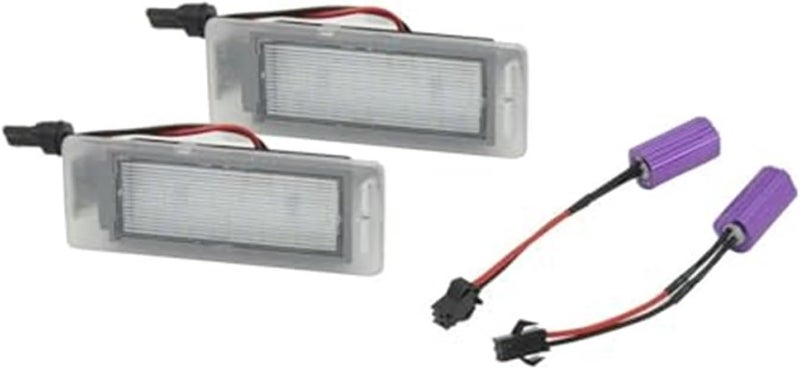 Wivplex 2PCS White License Plate Light for Cadillac - Image 1