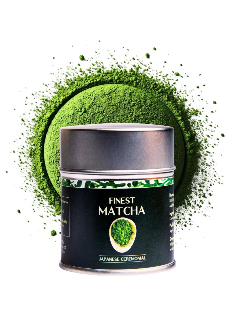 Heapwell Heapwell Superfoods Japanese Ceremonial Matcha Green Tea Powder, Aa Grade, 30 Grams  - Image 1